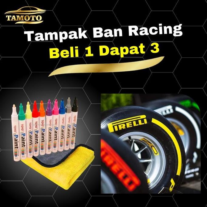 Spidol Ban Permanent Motor Mobil Original Pewarna Ban F1  Paint Marker