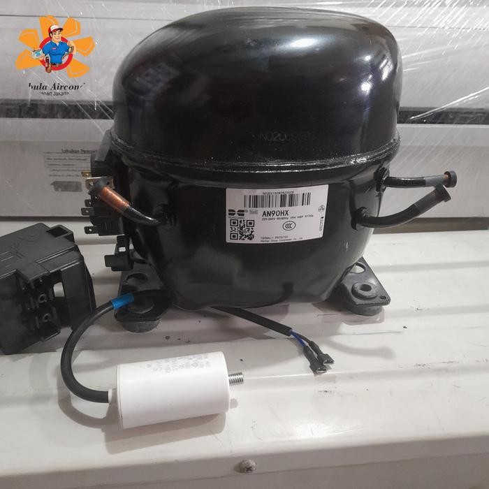 KOMPRESOR FREEZER KULKAS AN90HX 1/3 PK R134A ORIGINAL