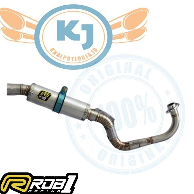 Knalpot Rob1 Ori Mio DB17 155 200 CC Stainless orinal jogja Asli