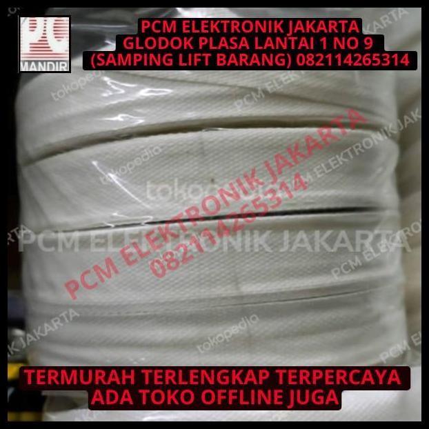 

TERMURAH PITERBAN PITA TALI PENGIKAT KAWAT EMAIL BUAT GULUNG DINAMO 3/4INCH !
