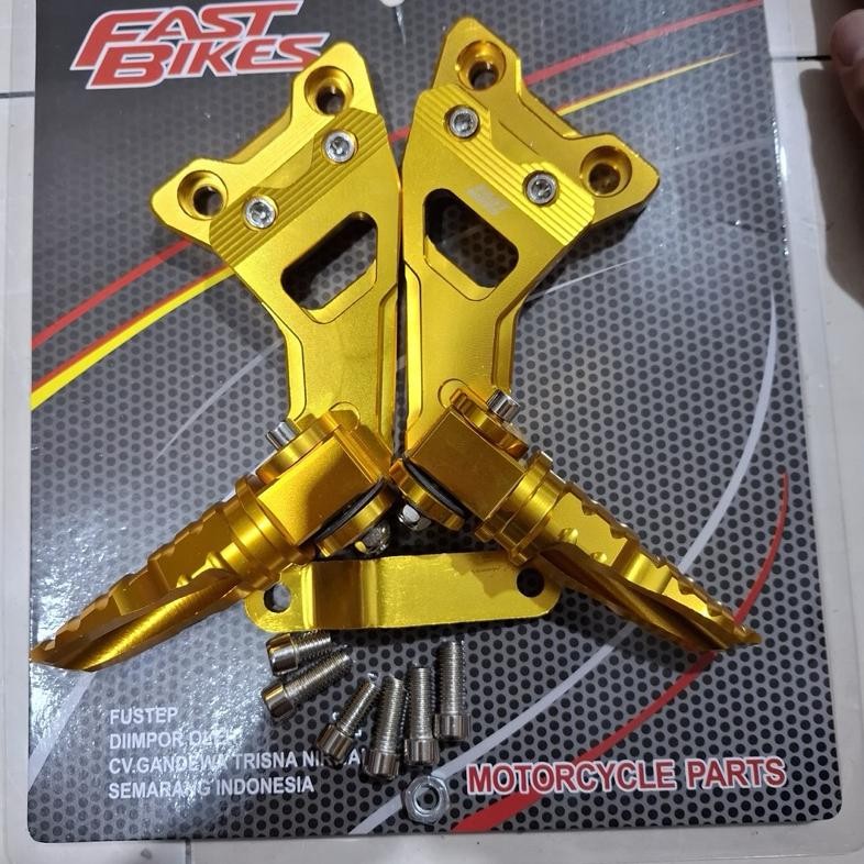 GH Step gantung satria fu cnc robot / step belakang satria fu cnc / pijakan kaki belakang satria fu