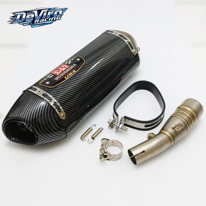 Knalpot Yoshimura R-77 Carbon Import Slip On XMAX 250 Connected