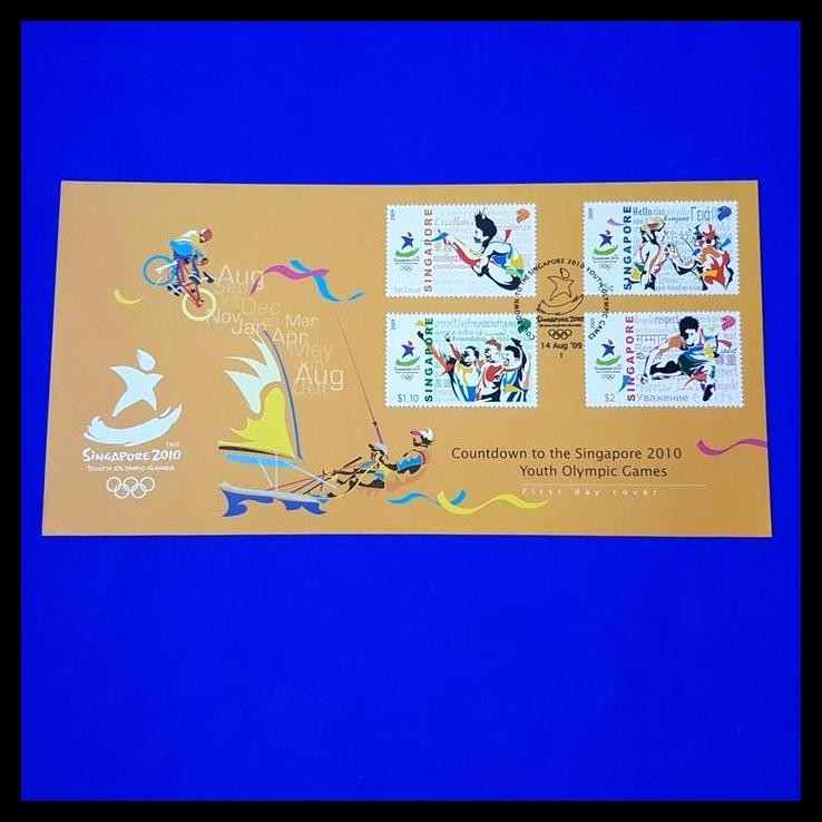 

TERBARU PERANGKO/PRANGKO LUAR NEGERI. FDC SINGAPORE 2010, YOUTH OLYMPIC GAMES !!!!