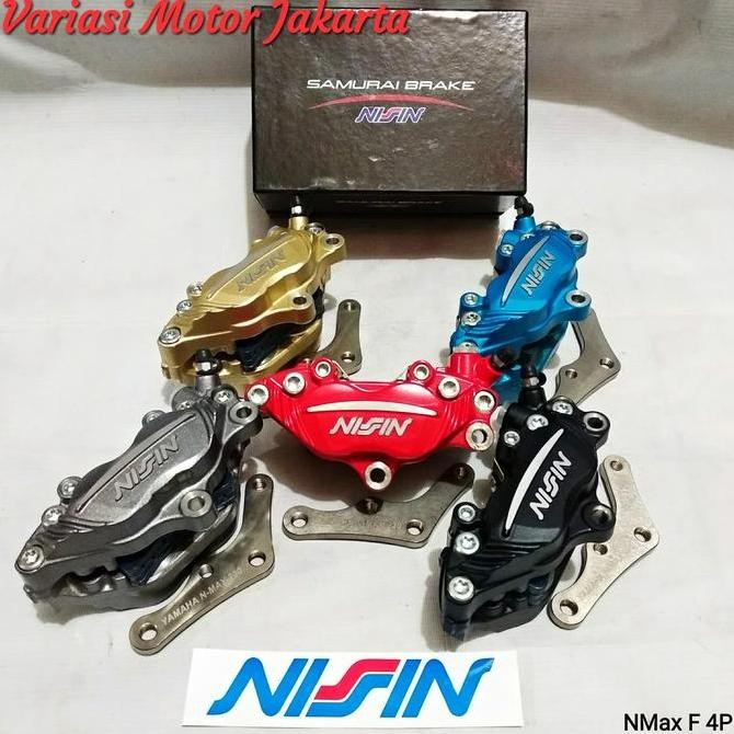 Kaliper Depan Nissin Samurai 4 Piston NMax
