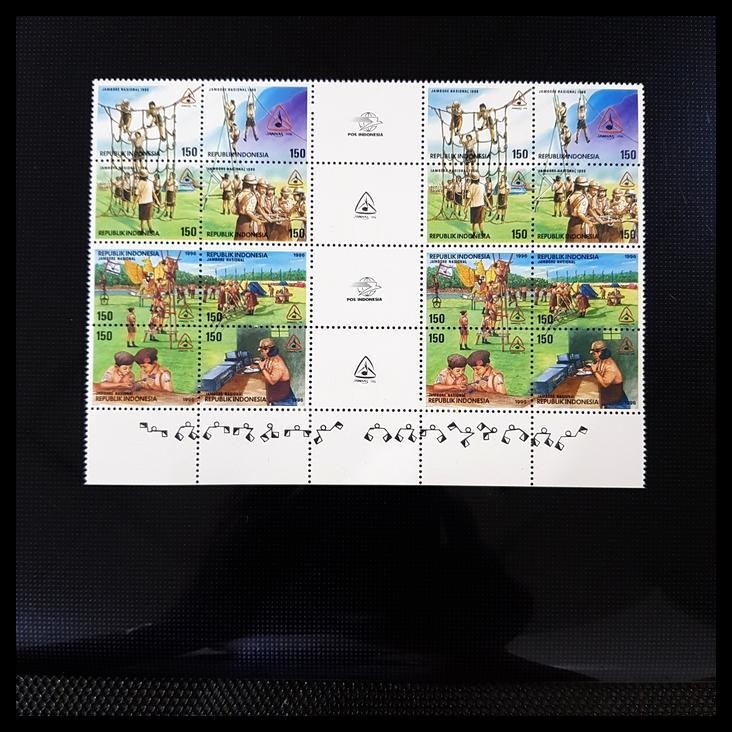 

TERBARU PRANGKO INDONESIA. PRAMUKA. JAMBORE NASIONAL 1996. 2 SERI GUTTER BAWAH !!!!!!