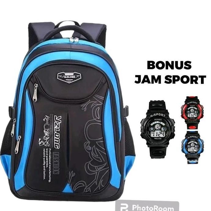 

Terjangkau Tas Ransel Anak Sekolah Sd Laki Laki Bonus Jam Sport Fashion