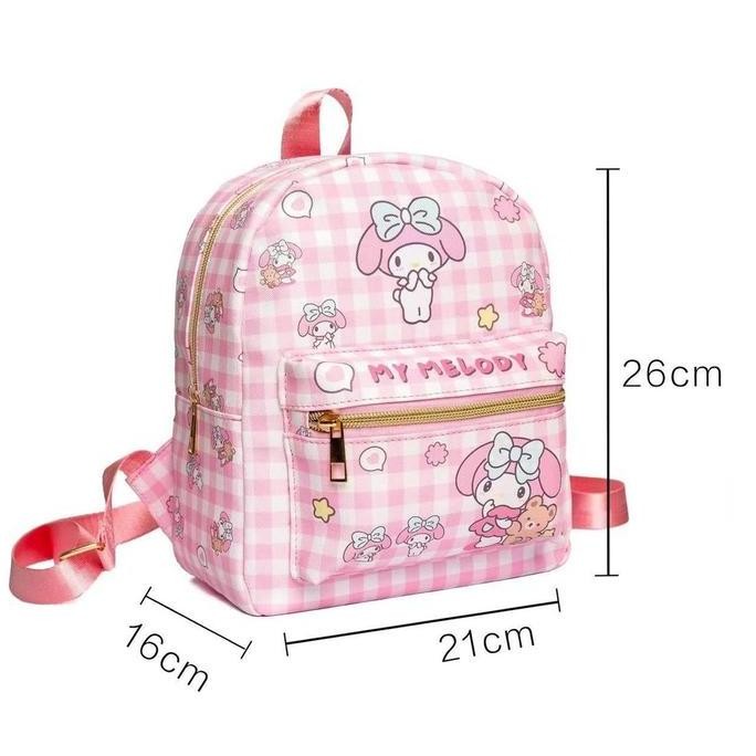 

Spesial Tas Sekolah Anak Karakter Kuromi Cinnamoroll Melody Tas RanselAnakPerempuan