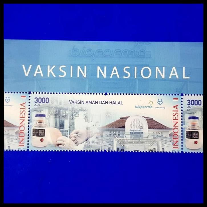 

TERBARU PERANGKO/PRANGKO INDONESIA. VAKSIN NASIONAL ~ VAKSIN AMAN DAN HALAL