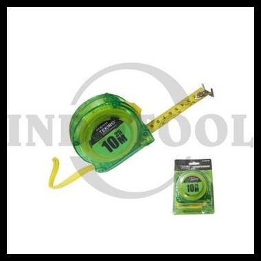 DISKON METERAN TUKANG, METERAN KARET 10M / MEASURING TAPE (TRANSPARENT) TEKIRO 