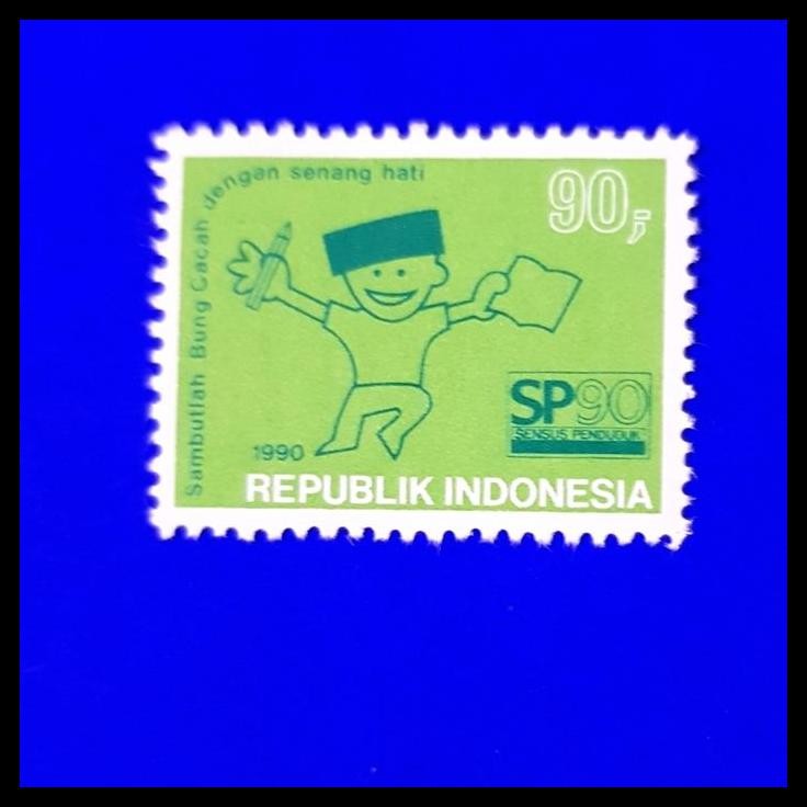 

BEST DEAL PRANGKO/PERANGKO INDONESIA. 1990. SENSUS PENDUDUK !!!!