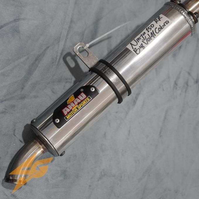 Knalpot Ahau Ninja RR bvol cobra stainless