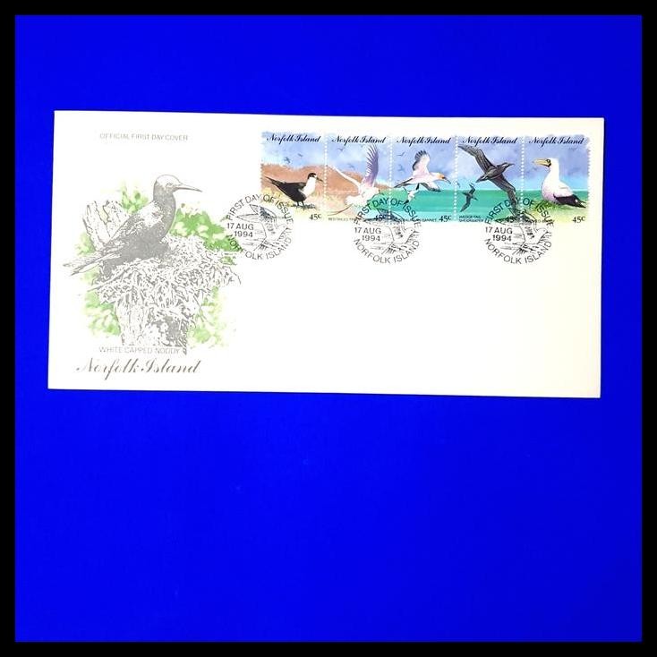 

TERMURAH PRANGKO/PERANGKO TEMA BURUNG. WHITE CAPPED NODDY NORFOLK ISLAND !!!