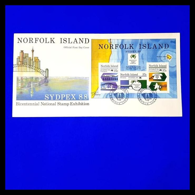 

DISKON PRANGKO FDC SYDPEX 88, BICENTENNIAL NATIONAL STAMP EXHIBITION !!!!!!