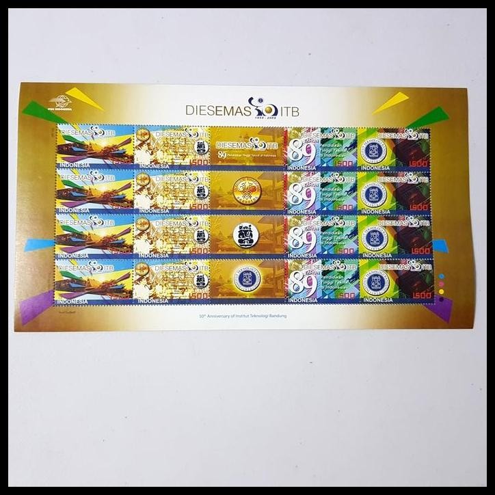 

BEST DEAL PRANGKO/PERANGKO INDONESIA. 50TH INSTITUT TEKNOLOGI BANDUNG. FULLSHEET !!!!!
