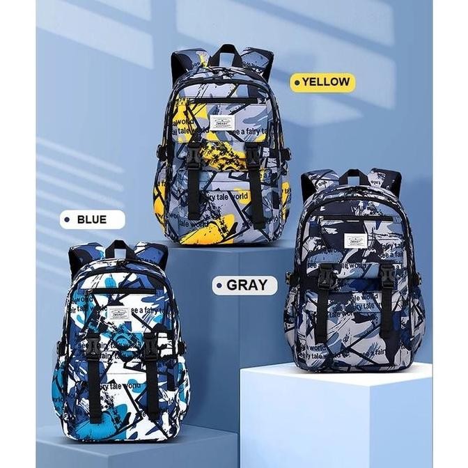 Terjangkau Tas Sekolah Anak Laki-Laki Sd Smp Sma/Tas Ransel Anak Anti Air Premium