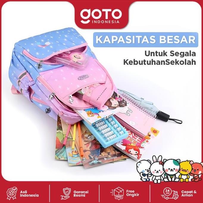 

Terjangkau Goto Rasel Tas Sekolah Anak Perempuan Ransel Tk Sd Kids Bag Backpack