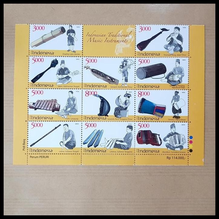 

GRATIS ONGKIR PERANGKO/PRANGKO INDONESIA 2014. ALAT MUSIK TRADISIONAL. SET LENGKAP !!!
