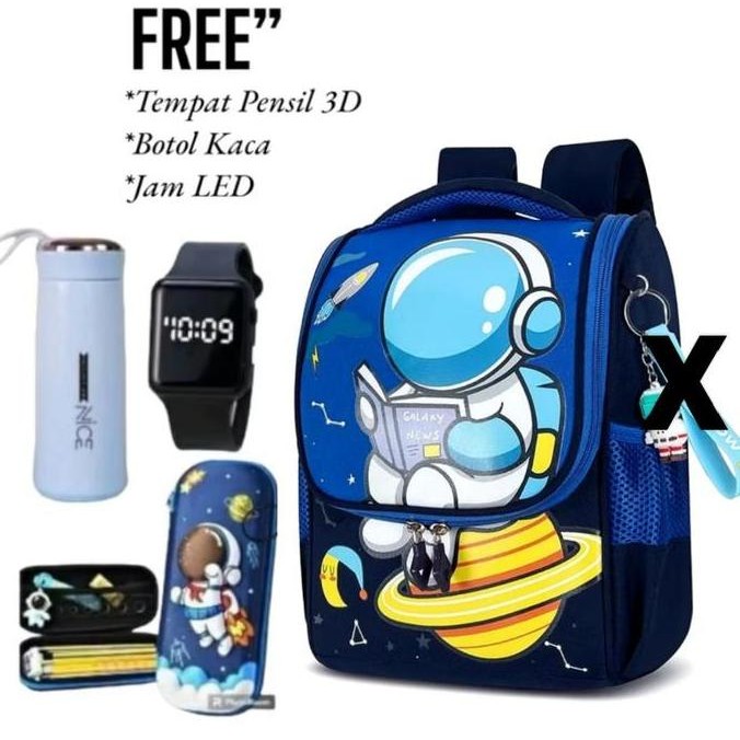 

Spesial Tas Ransel Sekolah Anak Tk/Paud Tas Motif Astronot Terbaru Tas Gendong Anak Laki Laki Tas Berbonus