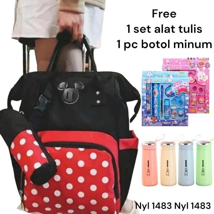 

Spesial Tas Ransel Remaja Fashion Sekolah Bonus Botol Dan Alat Tulis Set