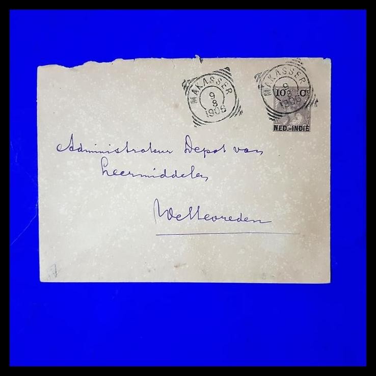 

BEST DEAL PRANGKO/AMPLOP ZAMAN BELANDA. 1906. DARI MAKASSER KE WELTEVREDEN !!!