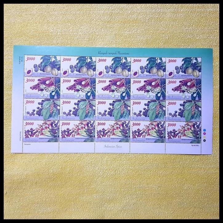 

TERBARU PRANGKO INDONESIA 2016. REMPAH - REMPAH NUSANTARA. FULLSHEET !!!