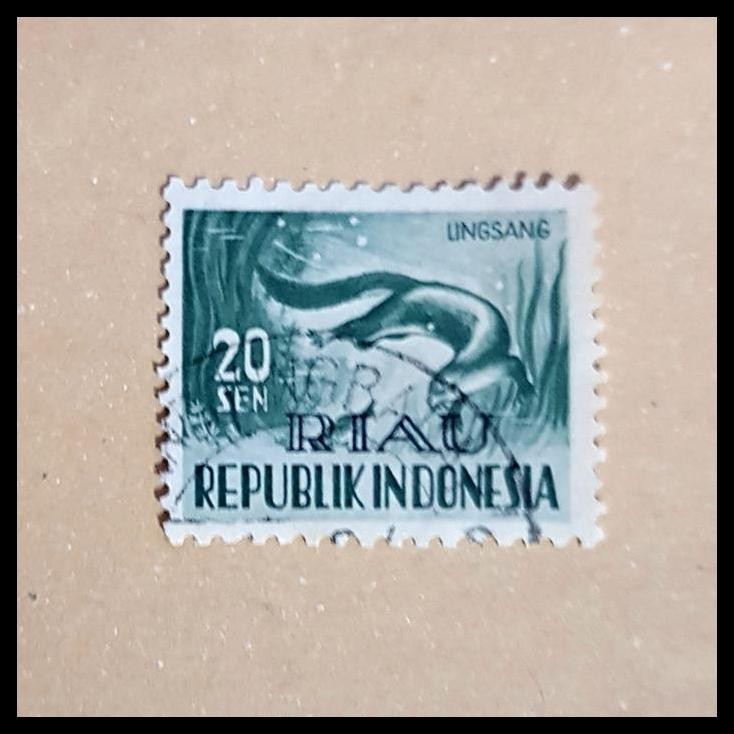 

HOT DEAL PRANGKO C.T. RIAU 20 SEN LINGSANG. CAP POS, TANDJONG BALAI. ISTIMEWA