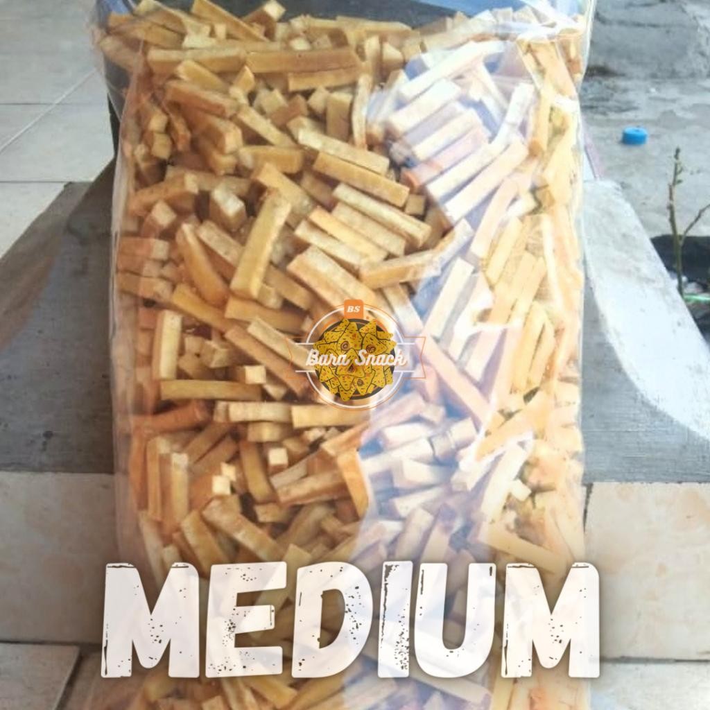 

[ 1Kg ] Stick / Stik Sukun Medium Grade B Renyah & Gurih / Camilan Snack Kiloan Murah -K