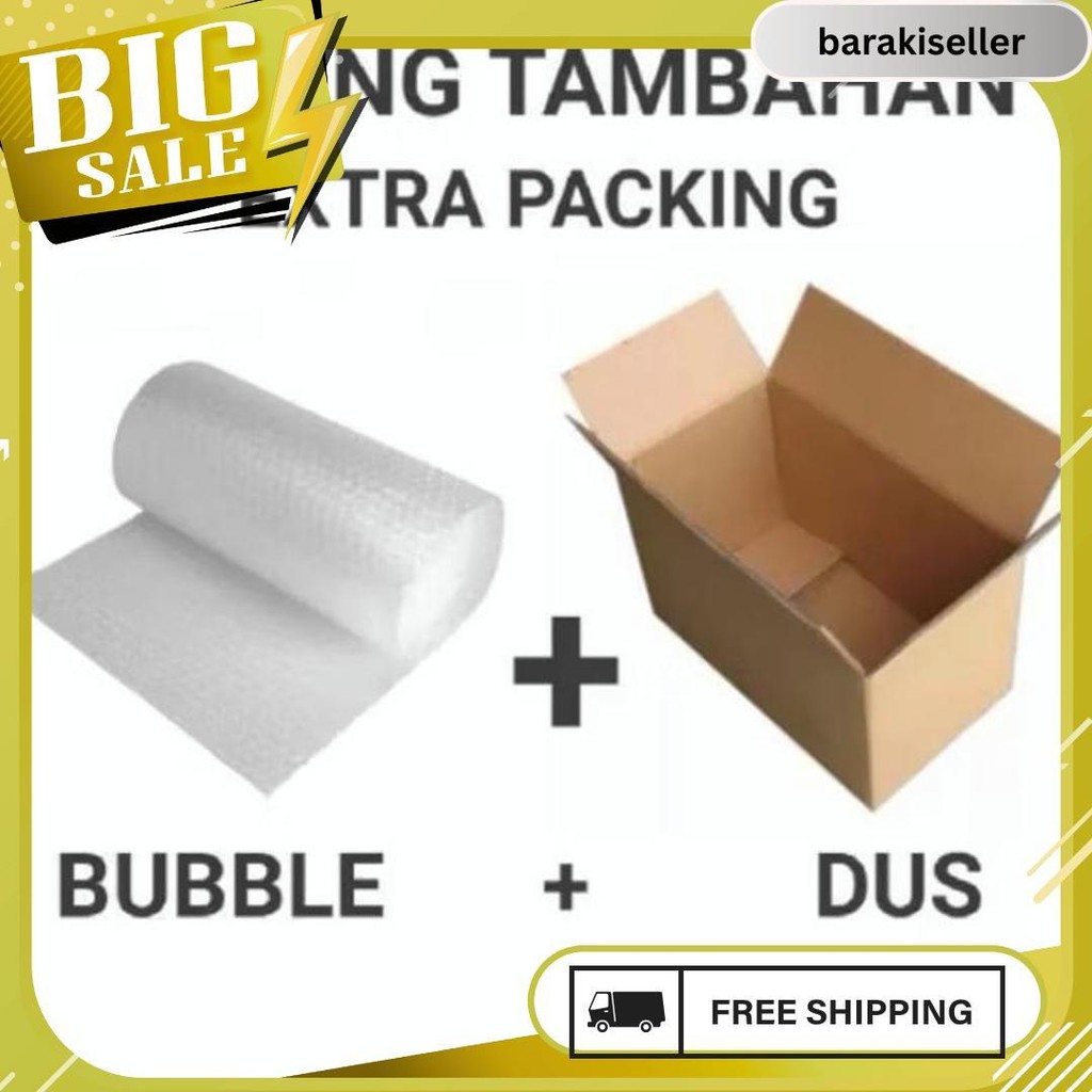 

Extra Kardus Dan Bubble Warp Meledak