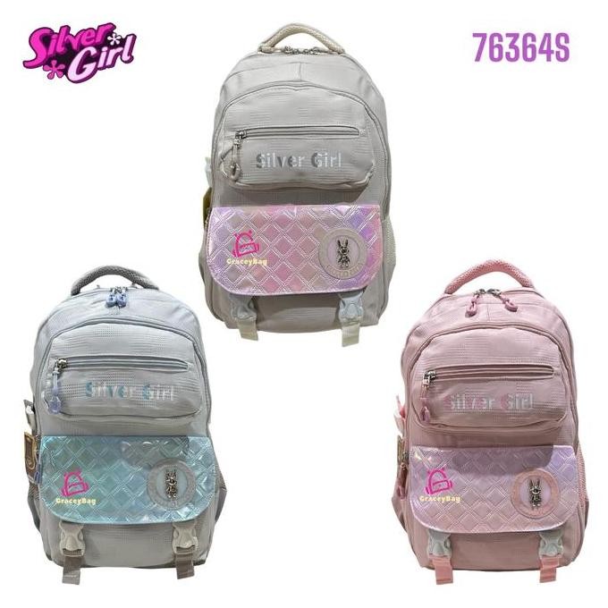 

Miliki Gracey Bag 76564S/76264S Tas Ransel Sekolah Anak Perempuan / Remaja Silvergirl