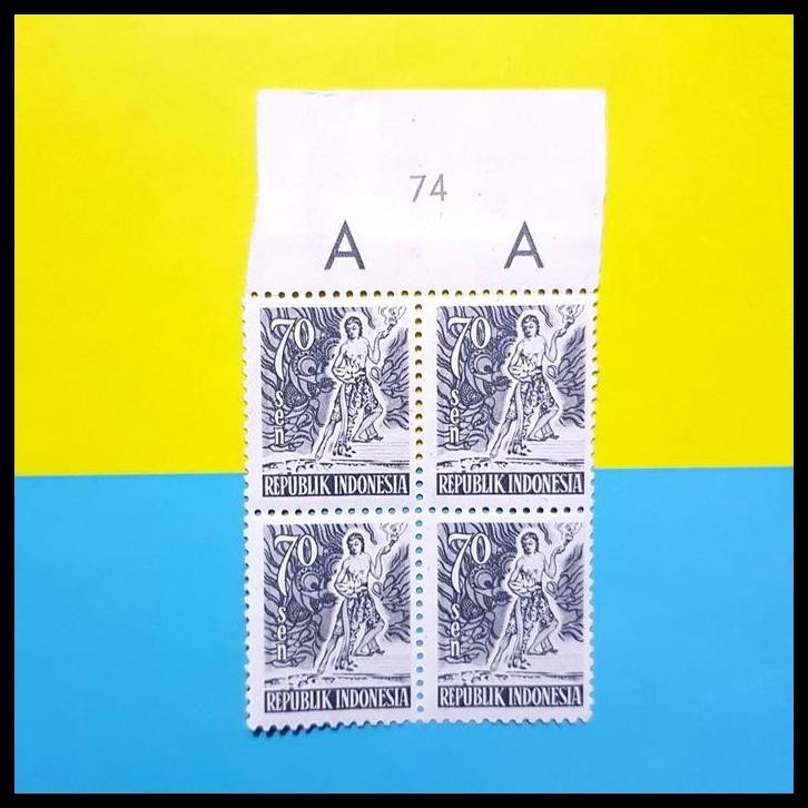 

DISKON PRANGKO INDONESIA 1953. KSATRIA ~ SPIRIT OF INDONESIA. 70 SEN, BLOK-4 !!!!!