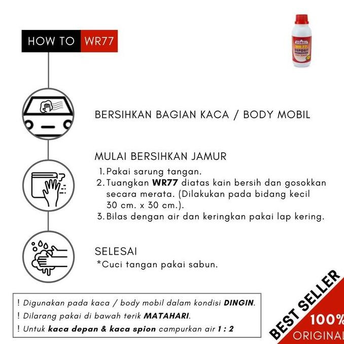 Pembersih Jamur Kaca Mobil , Body Mobil - Free Microfiber Wr77 Dobeli