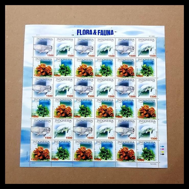 

DISKON PRANGKO FLORA & FAUNA 2005 MAMALIA & TUMBUHAN LAUT. FULLSHEET !!!!!!