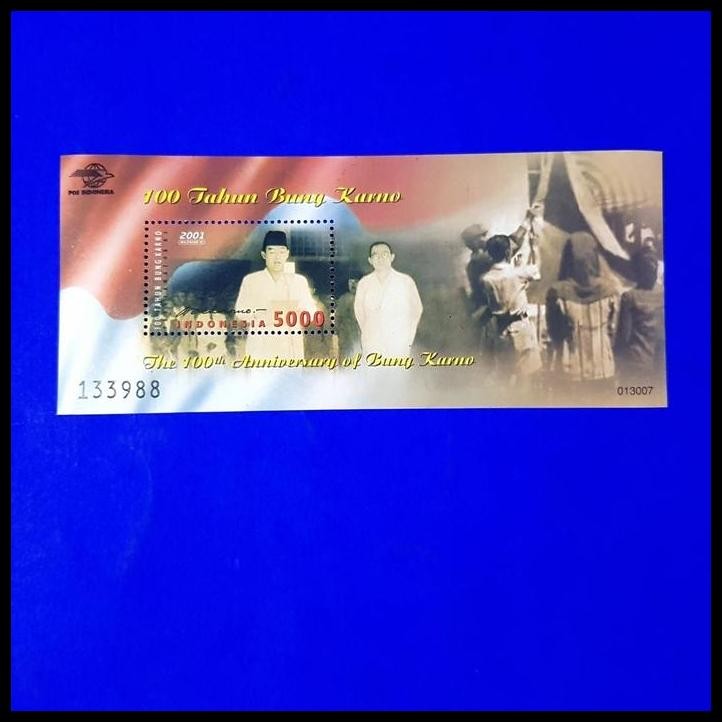 

TERBARU PERANGKO/PRANGKO INDONESIA. SS PRESIDEN SOEKARNO. 100 TAHUN BUNG KARNO