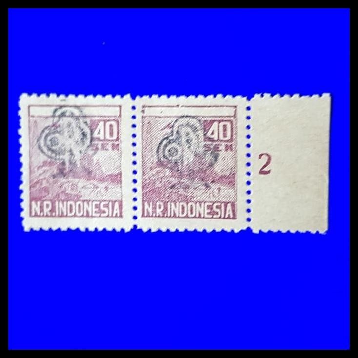 

GRATIS ONGKIR PRANGKO INDONESIA REVOLUSI SUMATRA. S26A1 40 SEN, PAIR C.T. ORI !!!!!!