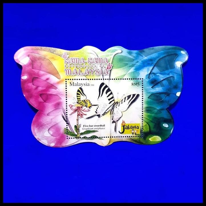 

DISKON PRANGKO MALAYSIA. SS RAMA-RAMA BUTTERFLIES OF MALAYSIA !!!!!!