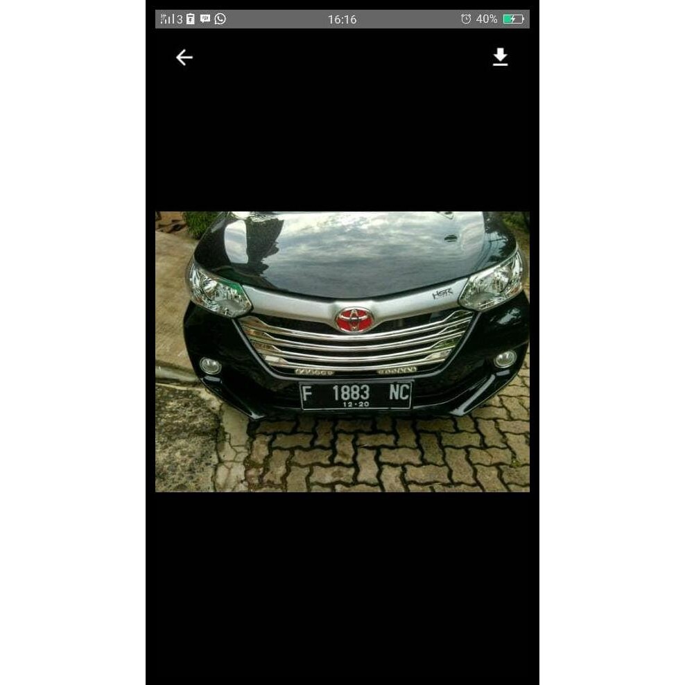 TERMURAH LIST CHROME GRILL AVANZA XENIA 2016 