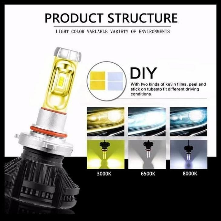 TERMURAH LAMPU DEPAN MOBIL L300 LED X3 H11 H4 UNIVERSAL 