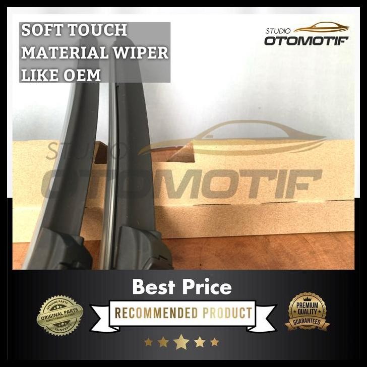 TERMURAH WIPER LEXUS RX200T RX 200T SOFT TOUCH FRAMELESS LIKE OEM 2 PC 