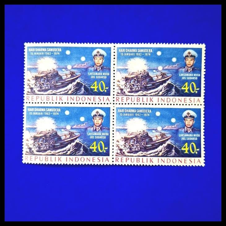

TERMURAH PRANGKO INDONESIA 1974. LAKSAMANA MUDA JOS SUDARSO B-4. KAT RP 120.000