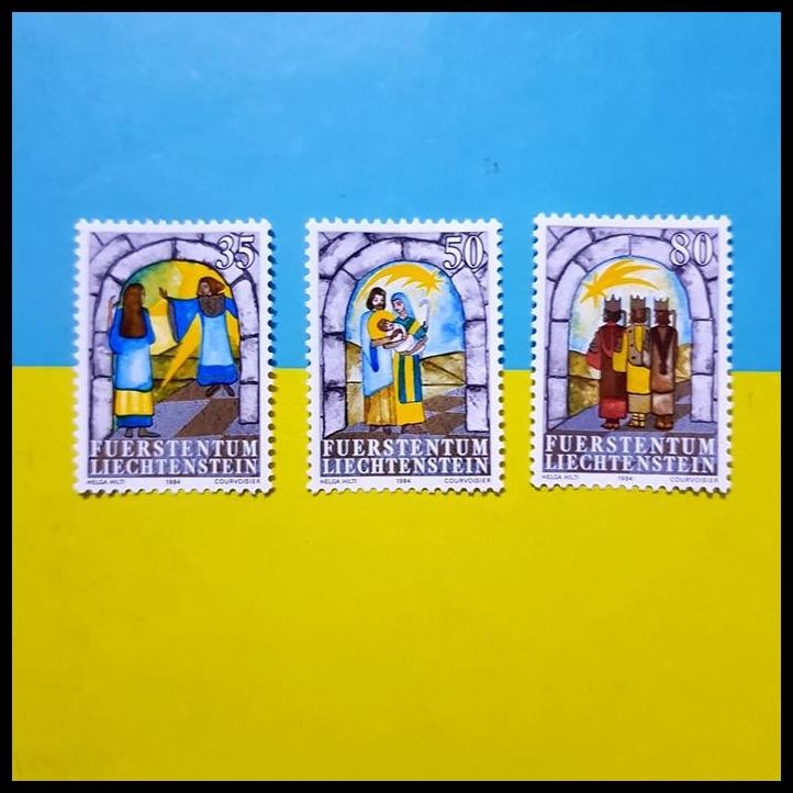 

HOT DEAL PERANGKO/PRANGKO NATAL/CHRISTMAS 1984 DARI LIECHTENSTEIN. SET (3V) MNH !!!!