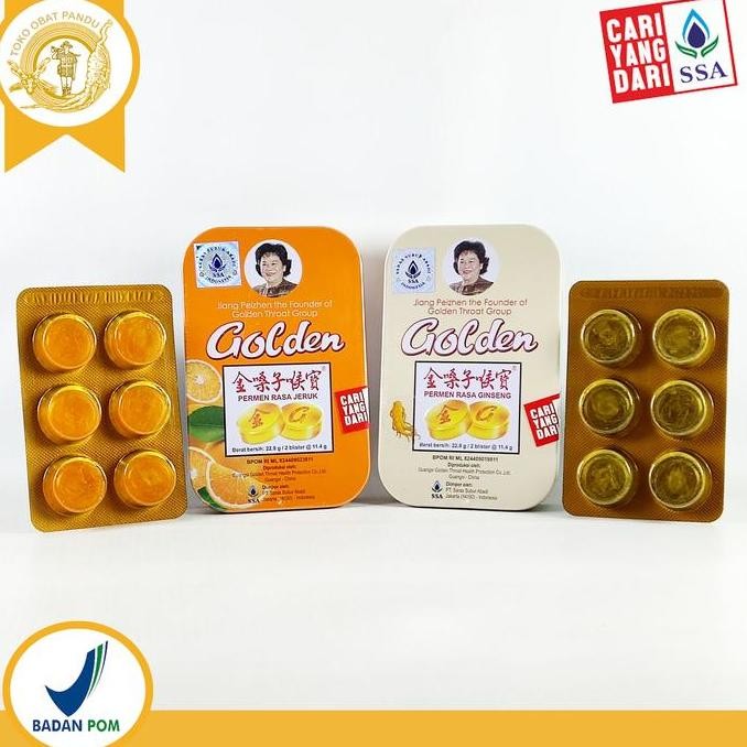 

PERMEN GOLDEN THROAT LOZENGES / PERMEN TENGGOROKAN