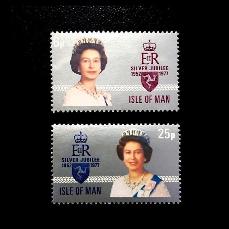 

GRATIS ONGKIR PRANGKO ISLE OF MAN. QUEEN ELIZABETH II ~ SILVER JUBILEE 1977 (2V)