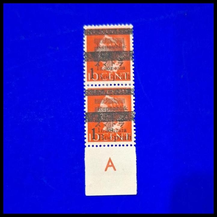 

TERMURAH PRANGKO INDONESIA 1946. MASA REVOLUSI KEMERDEKAAN. S11A2-ZL2 (VERTICAL PAIRCETAK TINDIH REPOEBLIK INDONESIA DAN 2 GARIS TEBAL DI ATAS PRANGKO NED. INDIE YANG DIGUNAKAN PADA MASA PENDUDUKAN JEPANG. CETAK TINDIH T BAR. (BISA DISEBUT SEBAGAI PRANGKO
