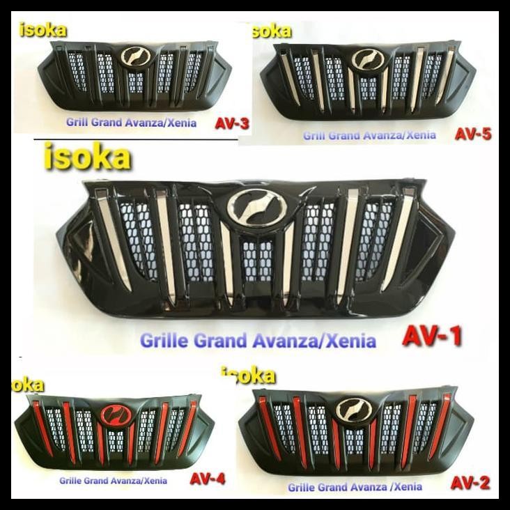 TERBARU GRILL DEPAN MOBIL AVANZA XENIA 2015 2016 2017 2018 MODEL VITZ 
