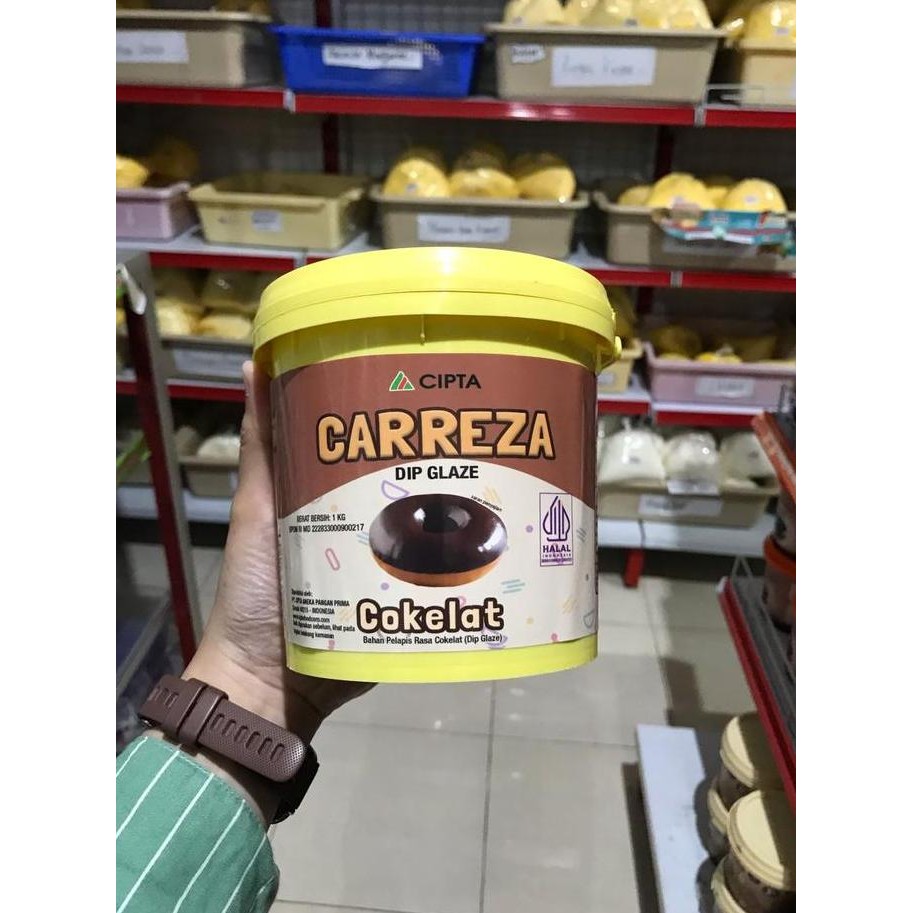

Silahkan Order] CARREZ DIP GLAZE DARK 1 KG
