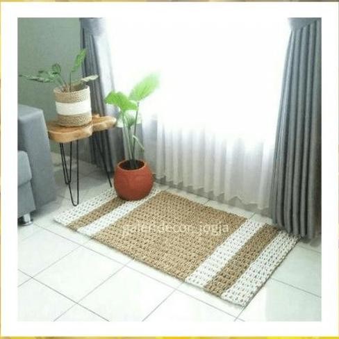 RUG SEAGRASS/ FLOOR MAT KARPET ANYAMAN SEAGRASS/ KARPET KOTAK Diskon NLS