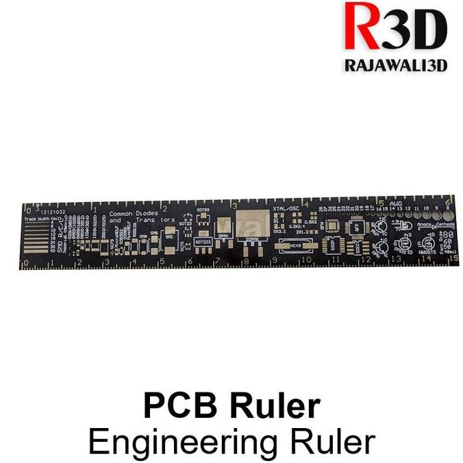 

Up Pcb Ruler Pcb Engineering Footprint Pcb Packaging Unit For Electronic Terlaris