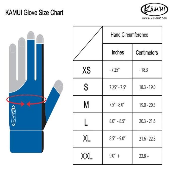 Kamui Glove Red | Sarung Tangan Billiard