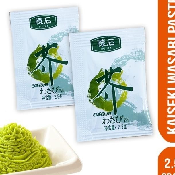 Wasabi Paste Sachet Wasabi Sachet Halal 2.5 Gr 50 Pcs