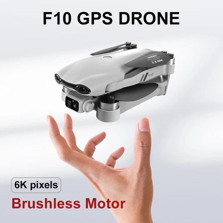 4DRC F10 RC Drone GPS 6K HD Dual Camera Wide-Angle 5G WIFI Fpv Quadcopter Brushless Foldable Obstacl